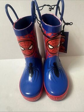 Marvel Spider-Man Kids Rain Boots - Blue & Red